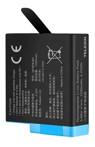 Batería recargable Telesin para GoPro Hero 12 Black – ISO64